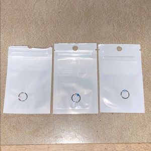 Nose/cartilage piercing hoops